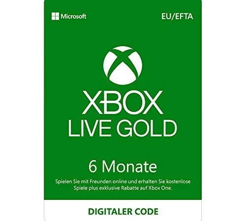 Xbox Live Gold Mitgliedschaft | 6 Monate | Xbox Live Download Code