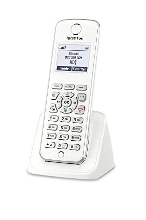 AVM FRITZ!Fon M2 DECT-Komforttelefon (für FRITZ Box Monochromes Display, HD-Telefonie) deutschsprachige Version