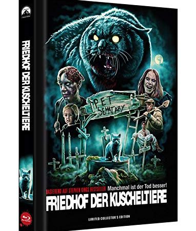 Friedhof der Kuscheltiere - Manchmal ist der Tod besser! - Mediabook - Cover D - Limited Collector's Edition auf 300 Stück - Uncut [Blu-ray]