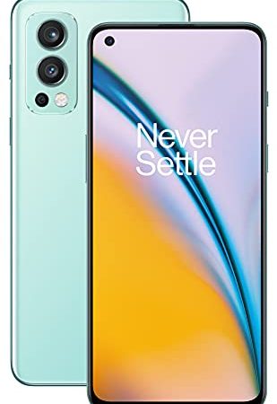 OnePlus Nord 2 5G 8 GB RAM 128 GB SIM-freies Smartphone mit Dreifachkamera und 65W Warp Charge - 2 Jahre Garantie - Blue Haze