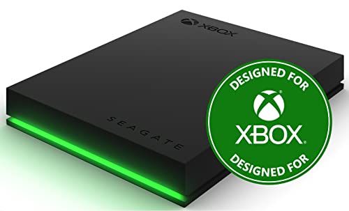 Seagate Game Drive Xbox 2 TB tragbare externe Festplatte 2.5 Zoll, USB 3.0,schwarz, 2 Jahre Rescue Service, Modellnr.: STKX2000400