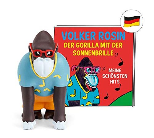 tonies Hörfiguren für Toniebox, Volker Rosin – Der Gorilla mit der Sonnenbrille, Kinderlieder für Kinder ab 3 Jahren, Spielzeit ca. 53 Minuten