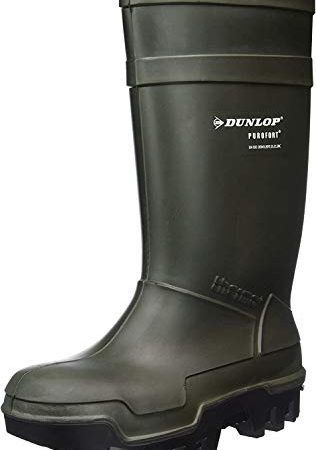 Dunlop C662933 S5 THERMO+ GROEN 11, Unisex-Erwachsene Langschaft Gummistiefel, Grün (Grün(Groen) 08), 46 EU (11 UK)