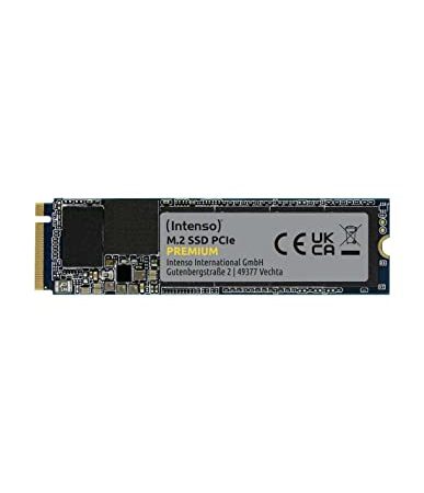 Intenso 500GB M.2 SSD PCIe Premium, bis zu 2100 MB/s, (PCI Express Gen.3x4 NVMe 1.3, Solid State Drive)