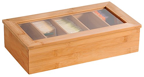 Kesper | Teebox, Material: Bambus, Maße: 36 x 20 x 9 cm, Farbe: Braun | 58900 13