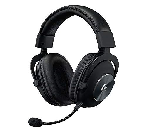 Logitech G PRO X Gaming-Headset, Over-Ear Kopfhörer mit Blue VO!CE Mikrofon, DTS Headphone:X 7.1, PRO-G 50mm Lautsprechern, 7.1 Surround Sound für Esport Gaming, PC/PS/Xbox/Nintendo Switch - Schwarz