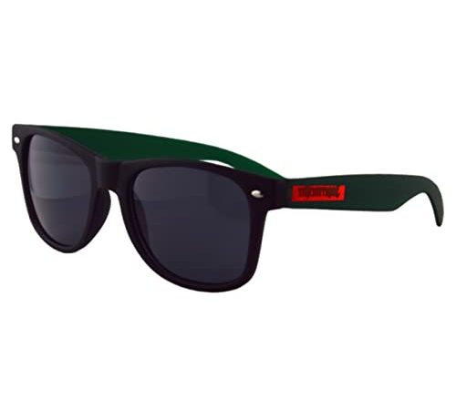 Jägermeister Sonnenbrille mit grünen Bügeln, Filterkategorie: 3 , Modern