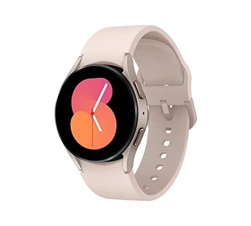 Samsung Galaxy Watch5 Smartwatch, Gesundheitsfunktionen, Fitness Tracker, ausdauernder Akku, Bluetooth, 40 mm, Pink Gold inkl. 36 Monate Herstellergarantie [Exklusiv bei Amazon]