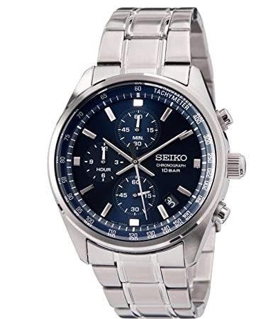 Seiko Herren-Uhr Quarz Edelstahl mit Edelstahlband SSB377P1