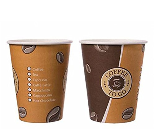 400 Stk. Kaffeebecher Topline, "Coffee to go", Pappe beschichtet, 12oz., 300 ml