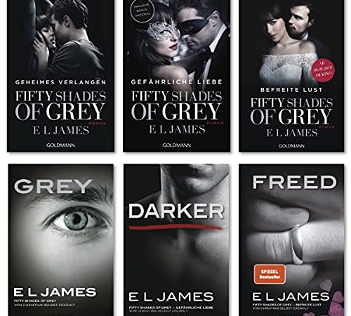 E L James-Set: Alle 6 Bände der "Fifty Shades of Grey"-Reihe