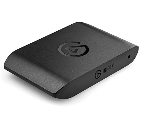 Elgato HD60 X - Streamen und aufzeichnen in 1080p60 HDR10 oder 4K30 mit ultraniedriger Latenz auf PS5, PS4/Pro, Xbox Series X/S, Xbox One X/S, in OBS und weiteren Programmen, kompatibel mit PC und Mac