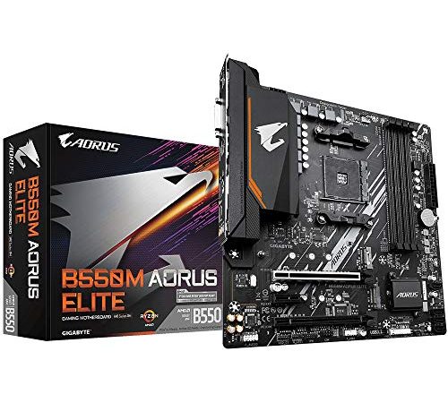 GIGABYTE B550M AORUS Elite mATX Motherboard for AMD AM4 CPUs