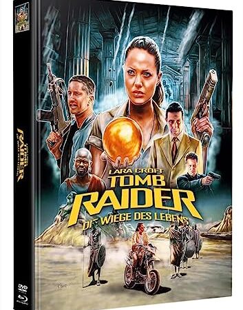 Lara Croft - Tomb Raider: Die Wiege des Lebens - Mediabook wattiert - Limited Edition auf 166 Stück (Blu-ray+DVD)