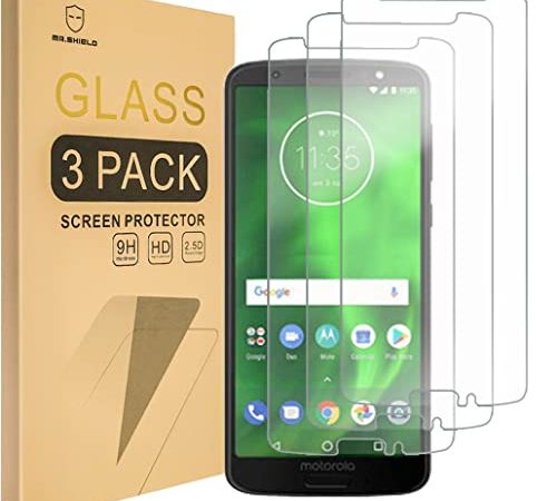 Mr.Shield Schutzfolie Kompatibel mit Motorola MOTO G6 [3 Stück] Schutzglas Schutzglasfolie 9H Härte, HD Klare Displayschutzfolie