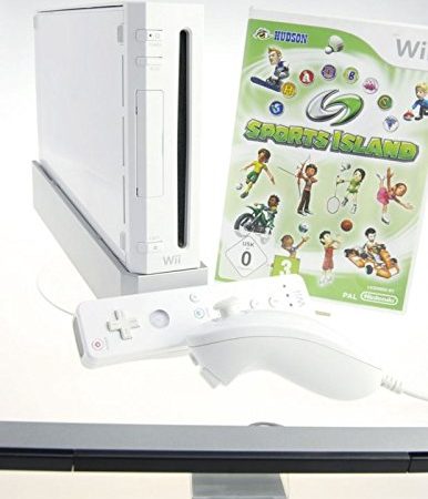 Nintendo Wii Konsole in weiss mit Sports Island