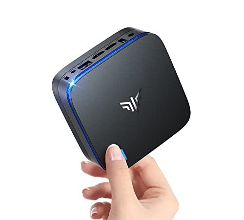 NiPoGi Mini PC Windows 11 Pro, Intel Alder Lake Ν95 (bis zu 3,4 GHz) 8GB DDR4 256GB SSD, Micro Desktop Computer, 2,5-Zoll-SSD/Gigabit Ethernet/WiFi 5/BT4.2/Zwei HDMI 4K UHD Kleiner PC für Büro/Schule