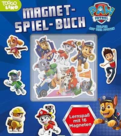 PAW Patrol Magnet-Spiel-Buch: Lernspaß mit 16 Magneten. Für Kinder ab 4 Jahren