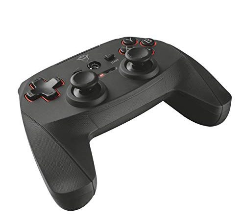 Trust Gaming GXT 545 Yula PS3 & PC Controller Kabellos, Aufladbare Batterie, Gamepad für PlayStation 3 Konsolen, 13 Tasten, 2 Joysticks, Wireless, Funkreichweite 10m, Spiele, Computer - Schwarz