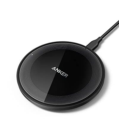 Anker 315 Wireless Charger (Ladepad), 10W Höchstleistung, Kompatibel mit iPhone 14, 13, 12 Series, Samsung S22, AirPods Pro 2, Samsung Buds, Google Buds und mehr (Ohne Netzteil)