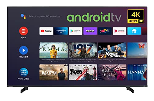 Toshiba 55UA5D63DGY 55 Zoll Fernseher / Android TV (4K Ultra HD, HDR Dolby Vision, Smart TV, Play Store & Google Assistant, Triple-Tuner, Bluetooth) [2023], schwarz